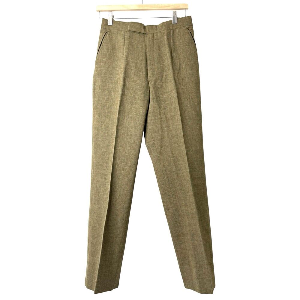 VTG Chipp NYC New Haven Wool Trousers Pleated Hunting Equestrian Old Money 1984